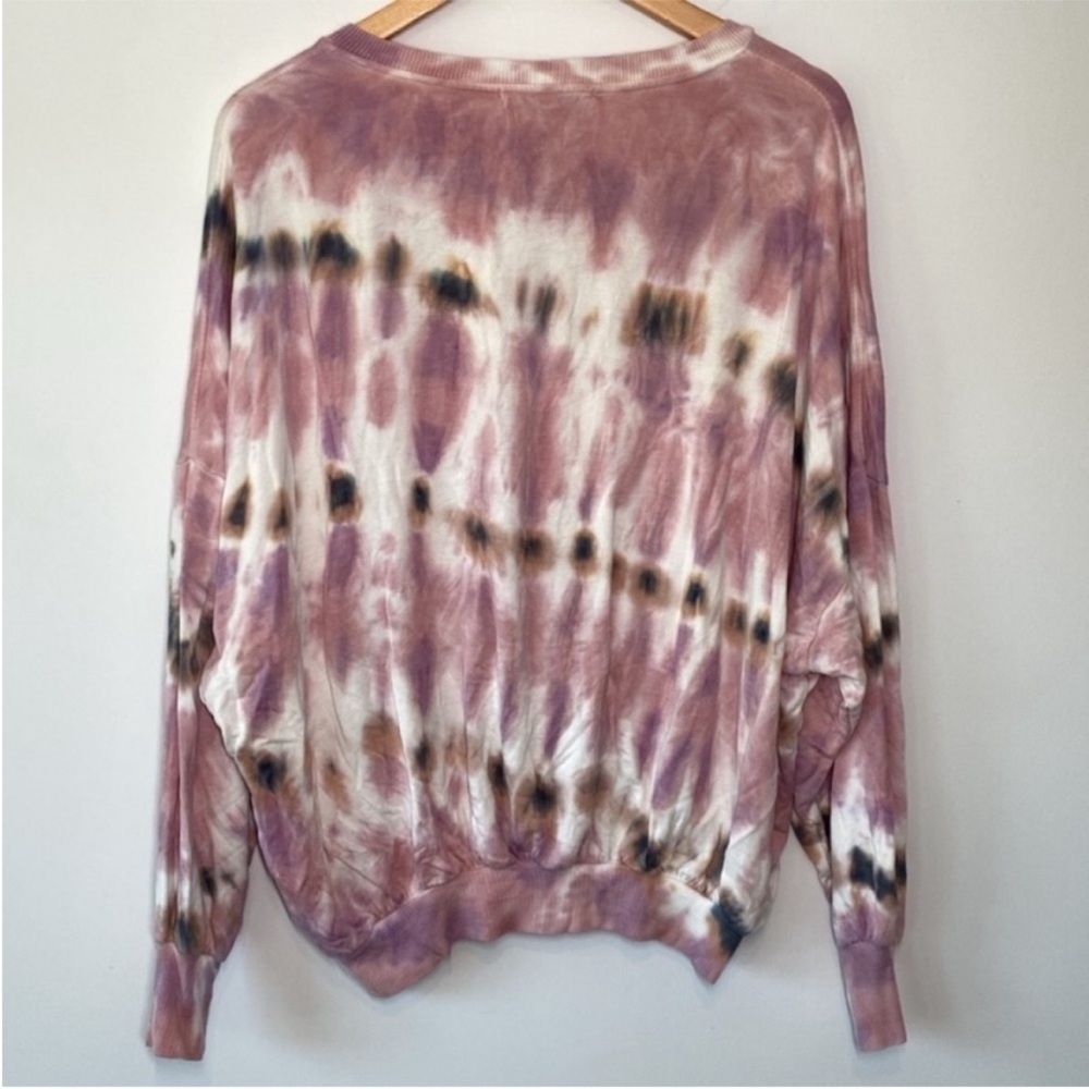 Young Fabulous & Broke Coraline Sweatshirt Pullover Sweater Tie Dye Womens Small - Picture 3 of 8